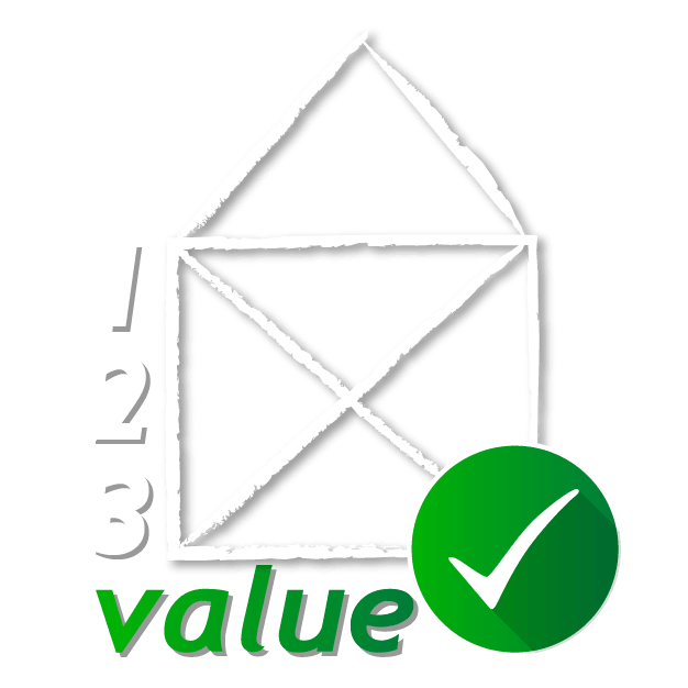 1, 2, 3 - Value Logo